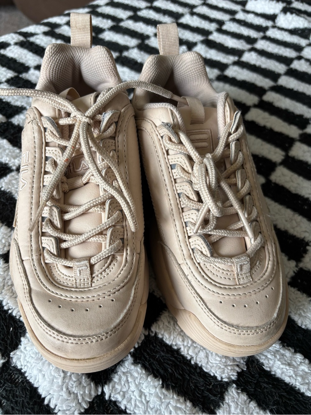 Fila Kids' Beige/Tan Chunky Sneaker